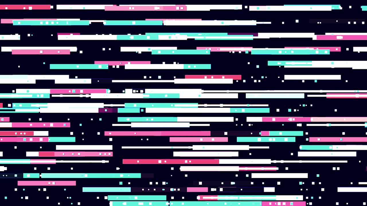Abstract Glitch Art Pattern