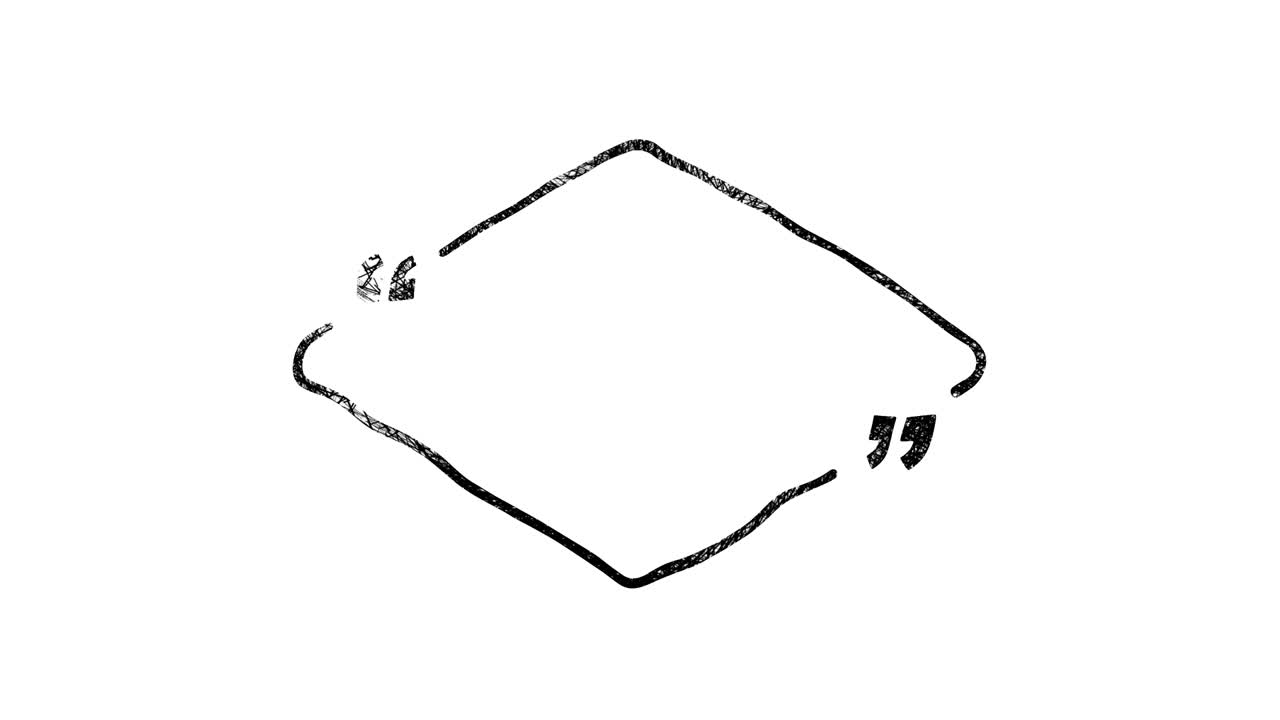 garabateo en blanco y negro dibujado a mano boceto habla burbujas de citas.