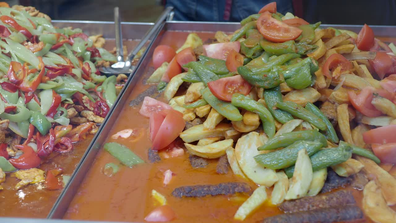 exhibición de comida callejera turca