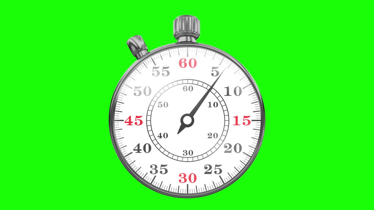 4k Stopwatch Timer 60 seconds