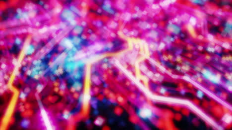 luces abstractas y movimiento
