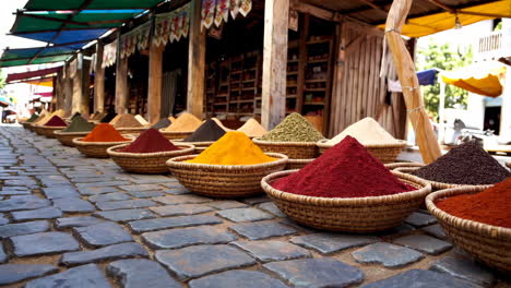 colorful spice market