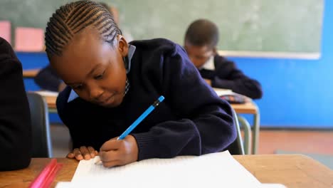 Schoolkid-studying-in-the-classroom-at-school-4k