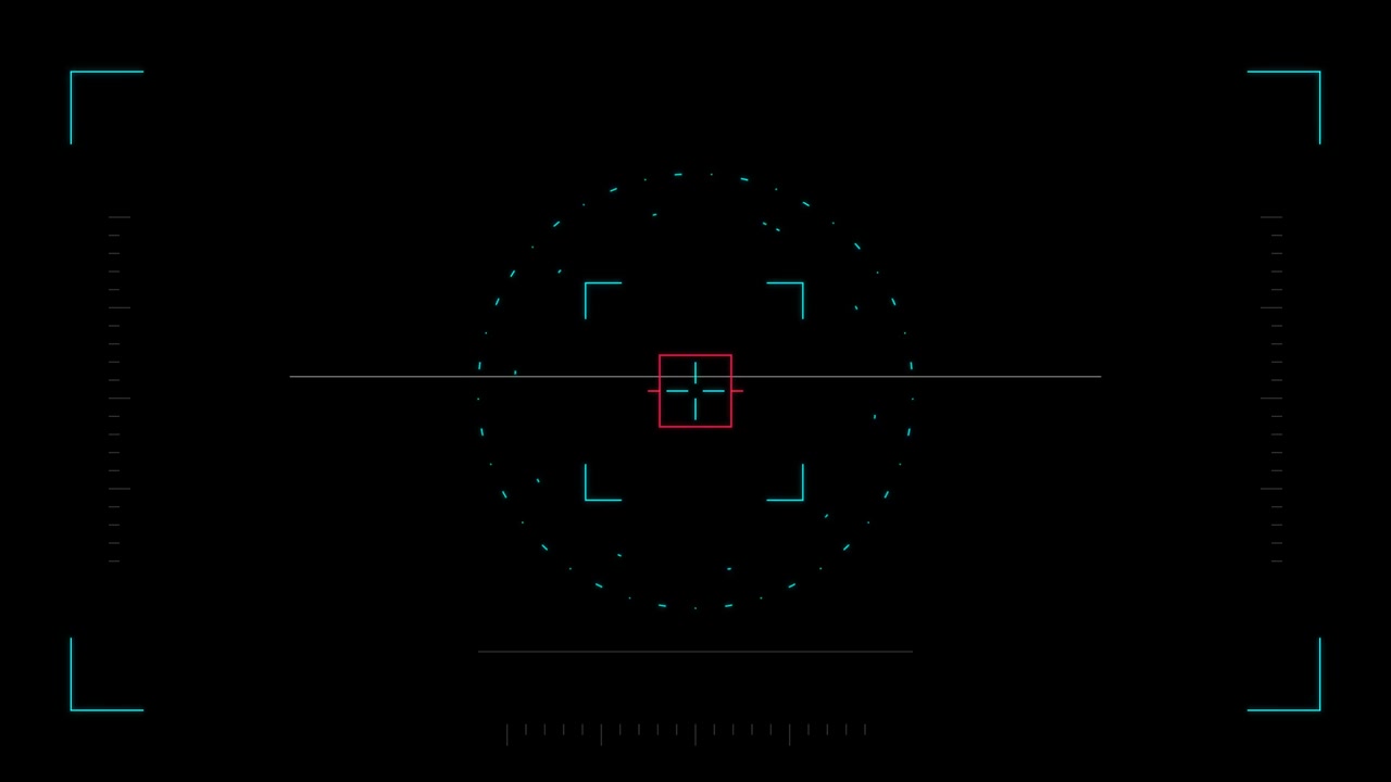 Digital Camera Viewfinder Overlay with Targeting Reticle