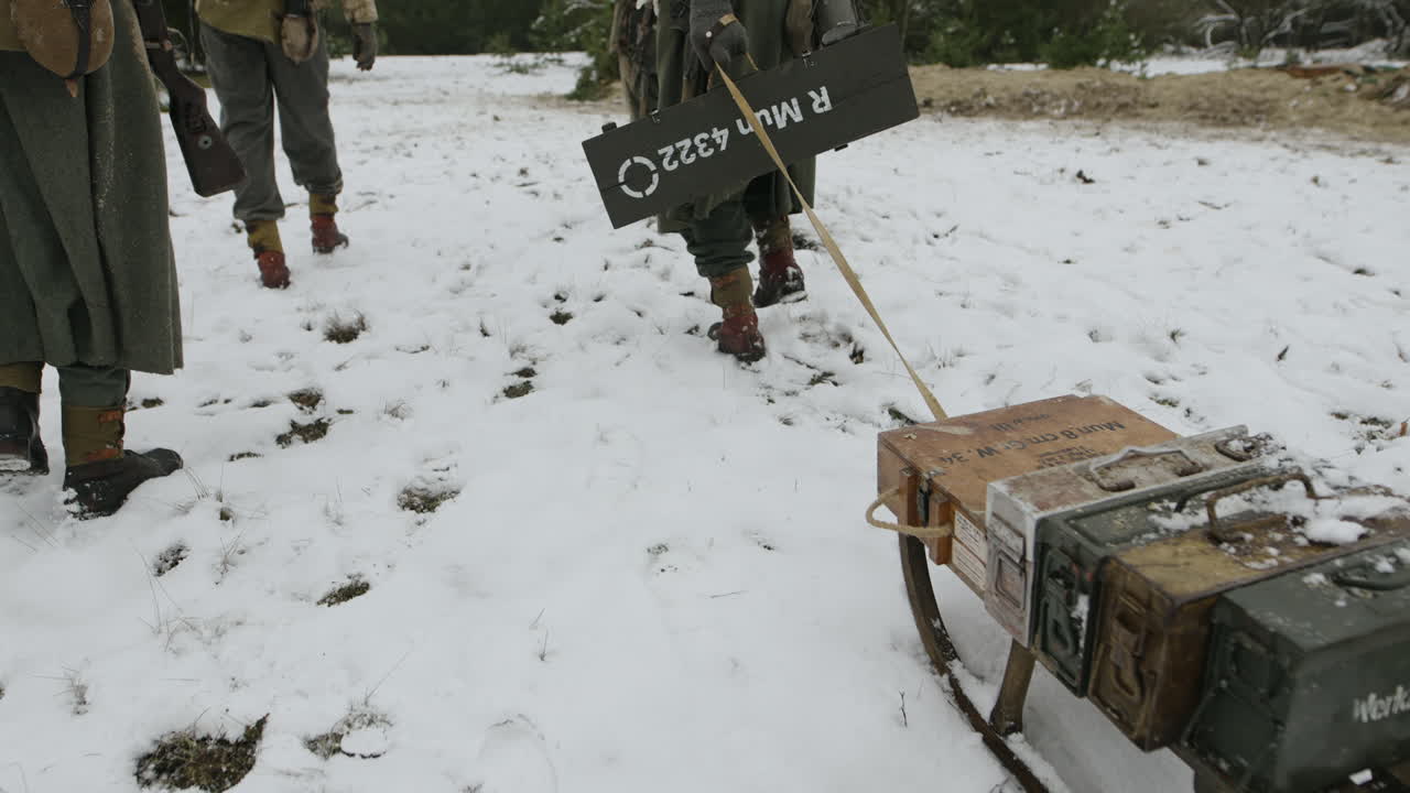 WWII German Soldiers in Winter