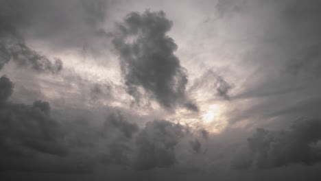footage b roll timelapse sky and black clouds in rainy weather thunderous clouds summer rain rainy global warming effect black thunderstorm dramatic 4k timelapse