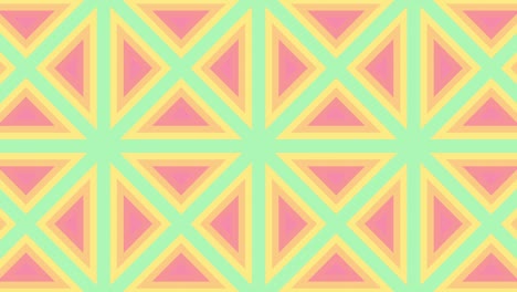 abstract motion graphics multicolor mosaic. simple geometric pattern with rainbow tiles in seamless loop animation