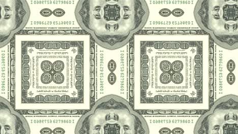 us dollar money bill mosaic in abstract animated background. creative business motion graphic seamless loop