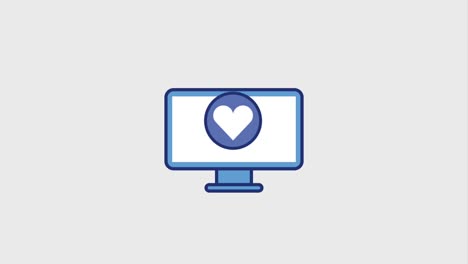 computadora y redes sociales amor correo electrónico ubicación de la cámara