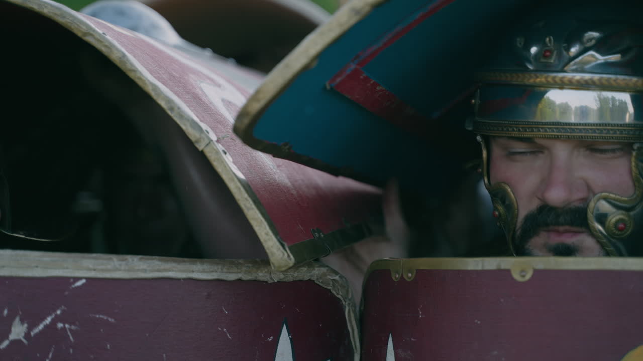 Roman Soldiers in Formation