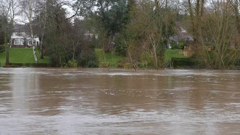 Fast-moving-flood-water-in-the-River-Severn-at-Bewdley