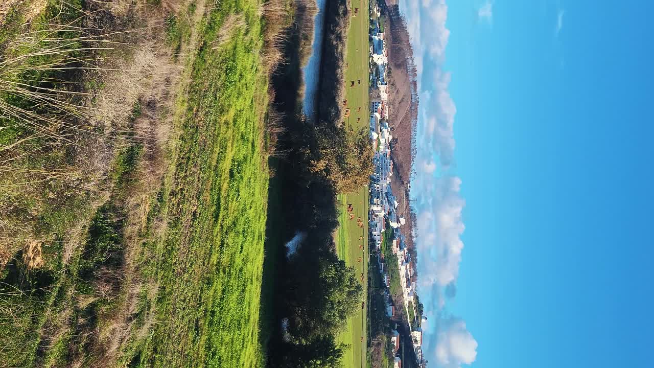 프라야 데 오데세이크 마르 풍차, 파로 지방, 알가르베, 포르투갈