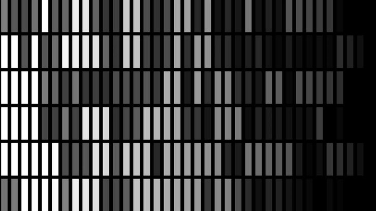 Abstract background with animation of flicker particles