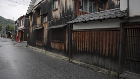 omihachiman shinmachi street, traditional merchant houses in japan