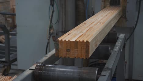 wooden beam production line