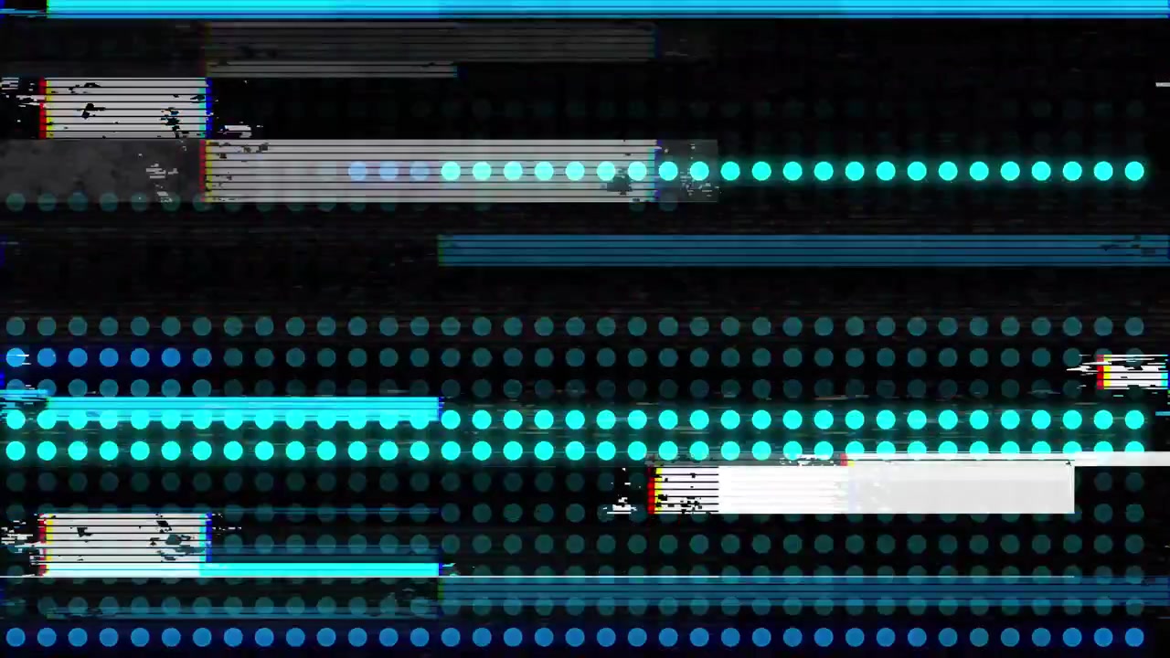 Digital Glitch and Static Noise Overlay Effect