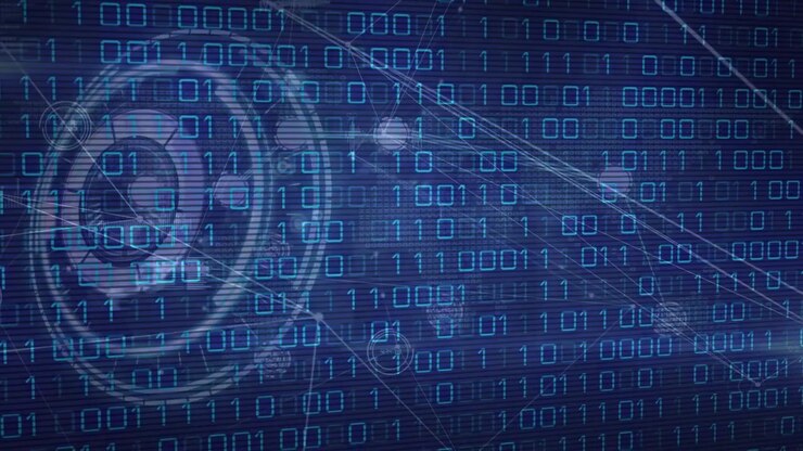 Animation of data processing over scope scanning