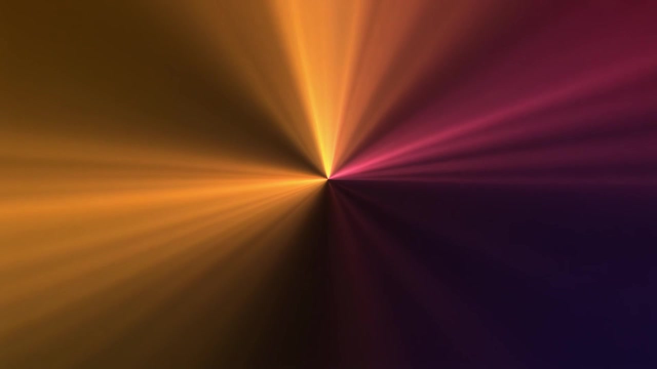 Abstract Background with Rotating Golden and Pink Light Rays