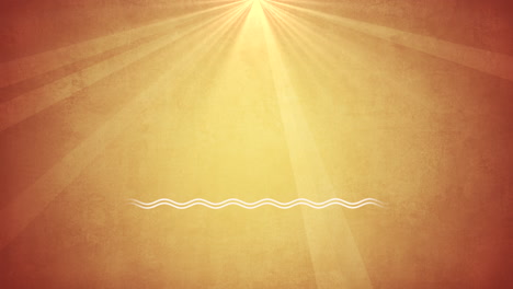 Sun-rays-and-sea-anchor-on-yellow-gradient