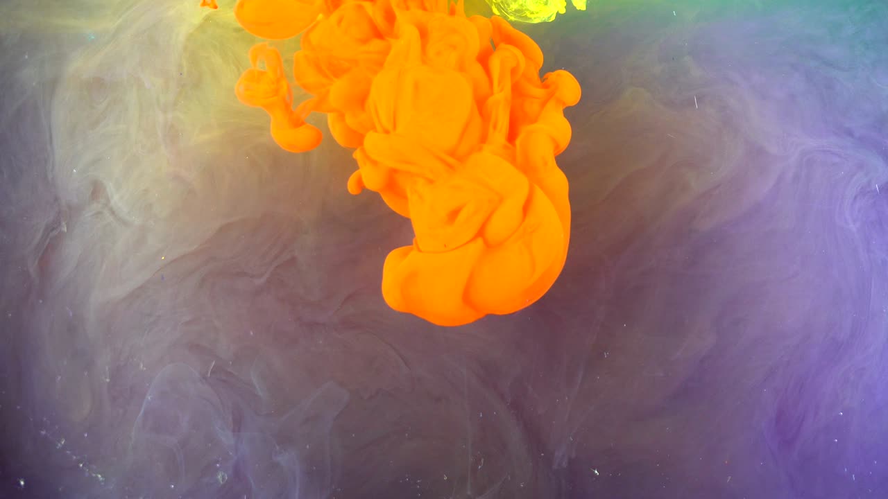 акриловые краски в воде. фон