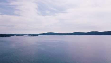 tranquil ocean landscape with islands