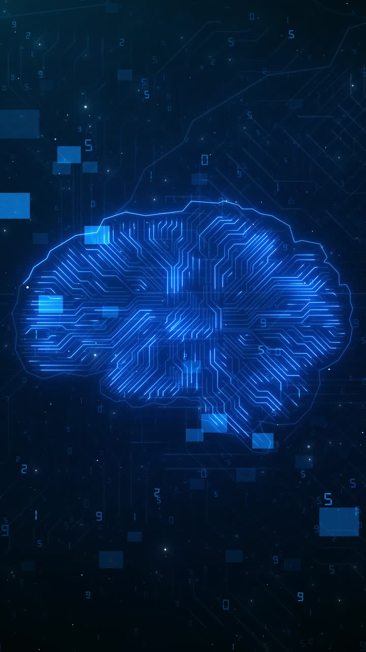 Futuristic cyber innovation automation artificial intelligence and data mining ai model deep machine