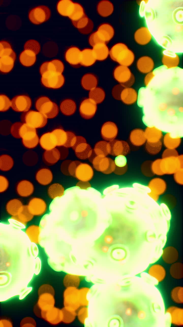 바이러스의 3d 일러스트레이션