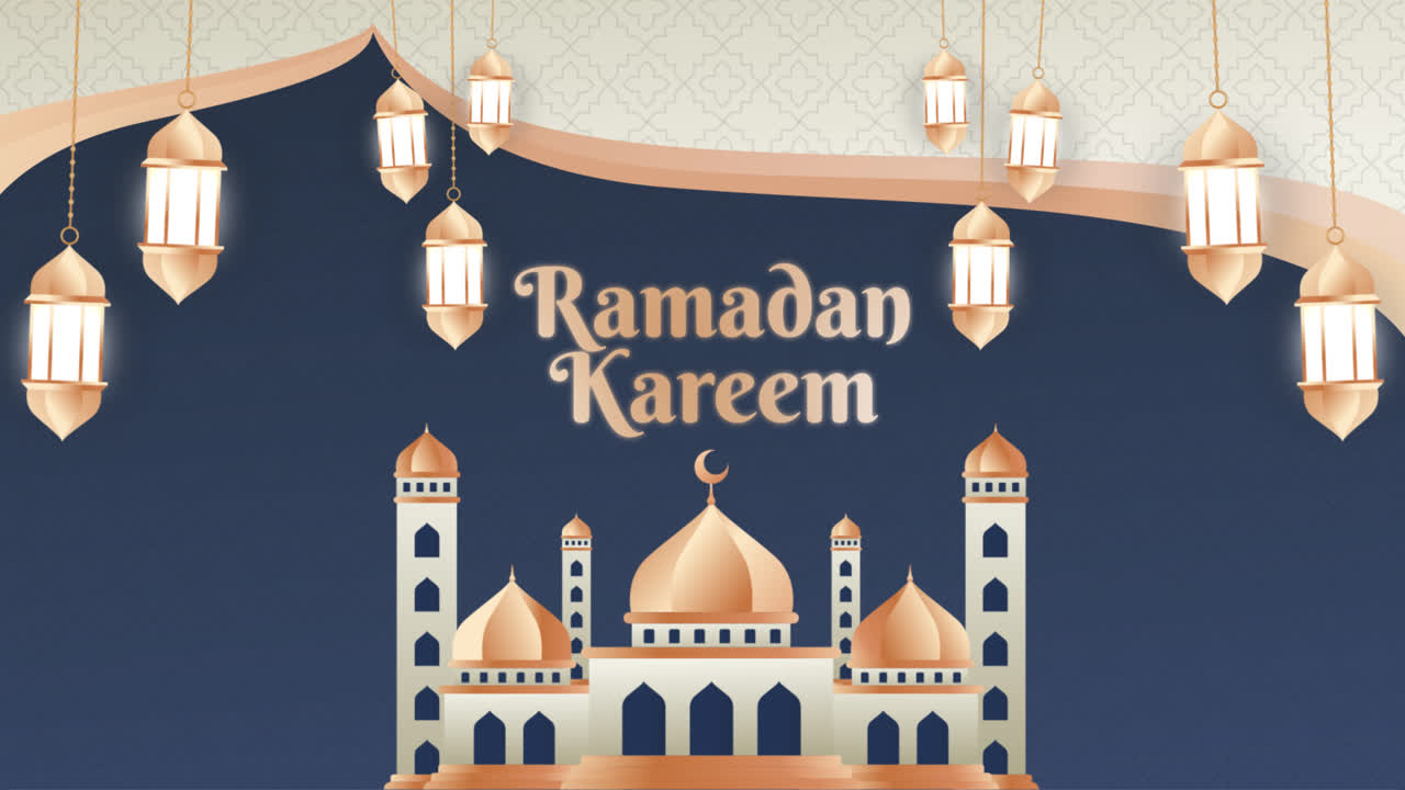 Motion Graphic of Instagram posts collection for islamic ramadan celebration