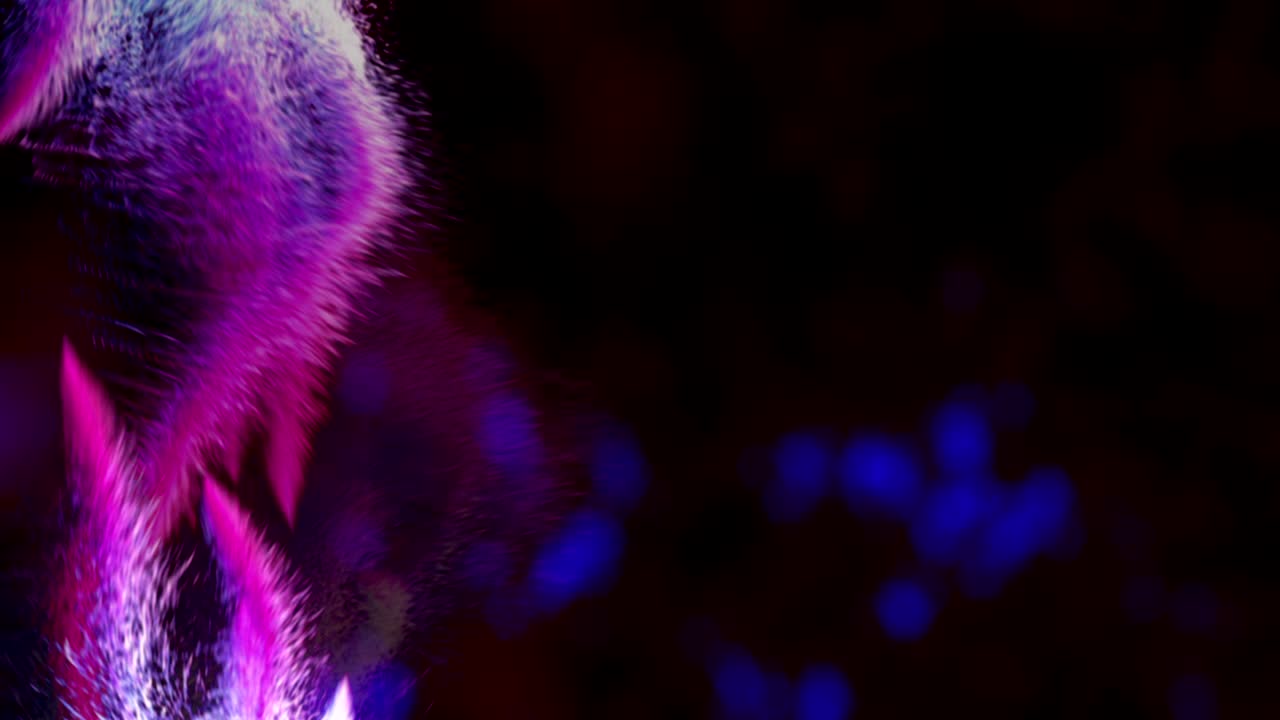 hermosas partículas en 4k. bucle sin costuras.