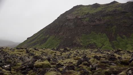 4K-Island-Moosfelsen-Mit-Lava-Zeitraffer