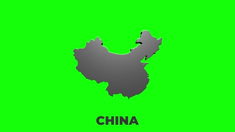 mapa de china que aparece intro por regiones 4k mapa animado de china intro fondo con países que aparecen y se desvanecen uno por uno y movimiento de la cámara