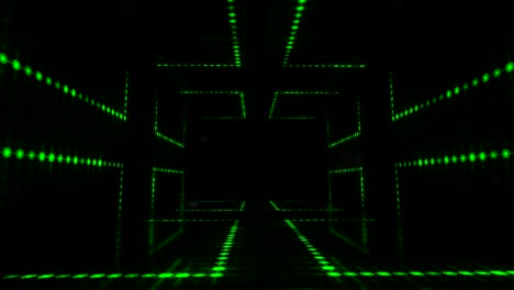 el escenario de dicko llevó a la danza de la luz - video de stock 4k - bucle