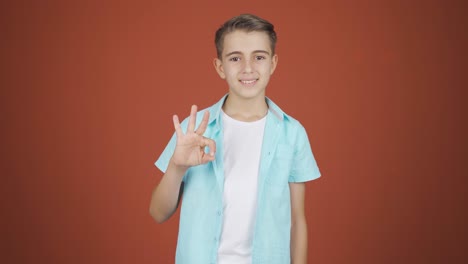 Boy-making-positive-gesture-at-camera.