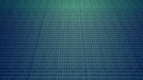 Scrolling-blue-and-green-binary-code