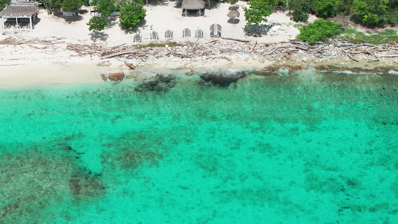 Wonderful Catalina coastline ,crystal clear sea and wildness sandy beach,amazing Caribbean sea and tropical beach.Catalina island.Dominican Republic.summer concept.