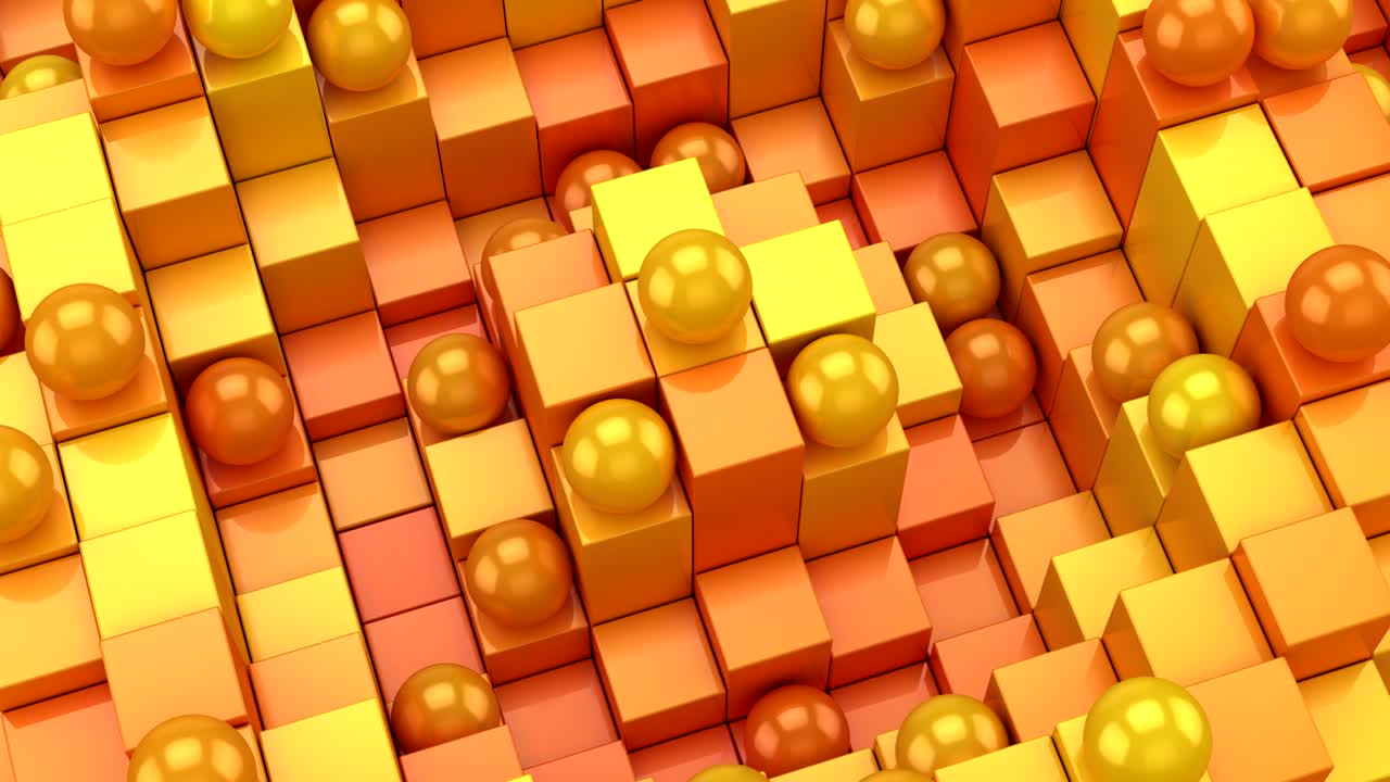 las formas geométricas formaron una onda