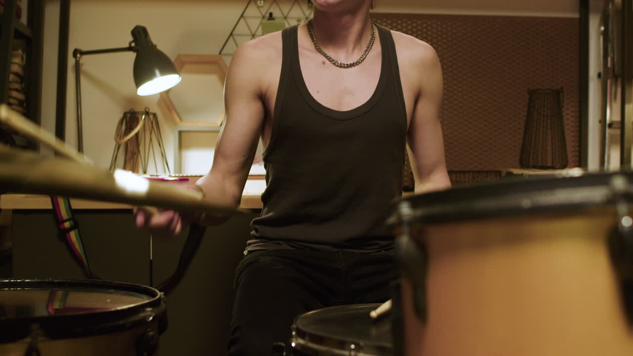 스튜디오의 음악가