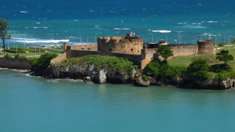 Festung-San-Felipe,-Taino-Bay,-Puerto-Plata,-Dominikanische-Republik