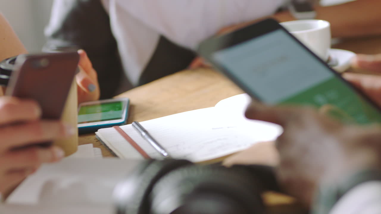 reunión de negocios en una cafetería