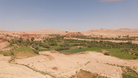 aerial: ait ben haddou morocco