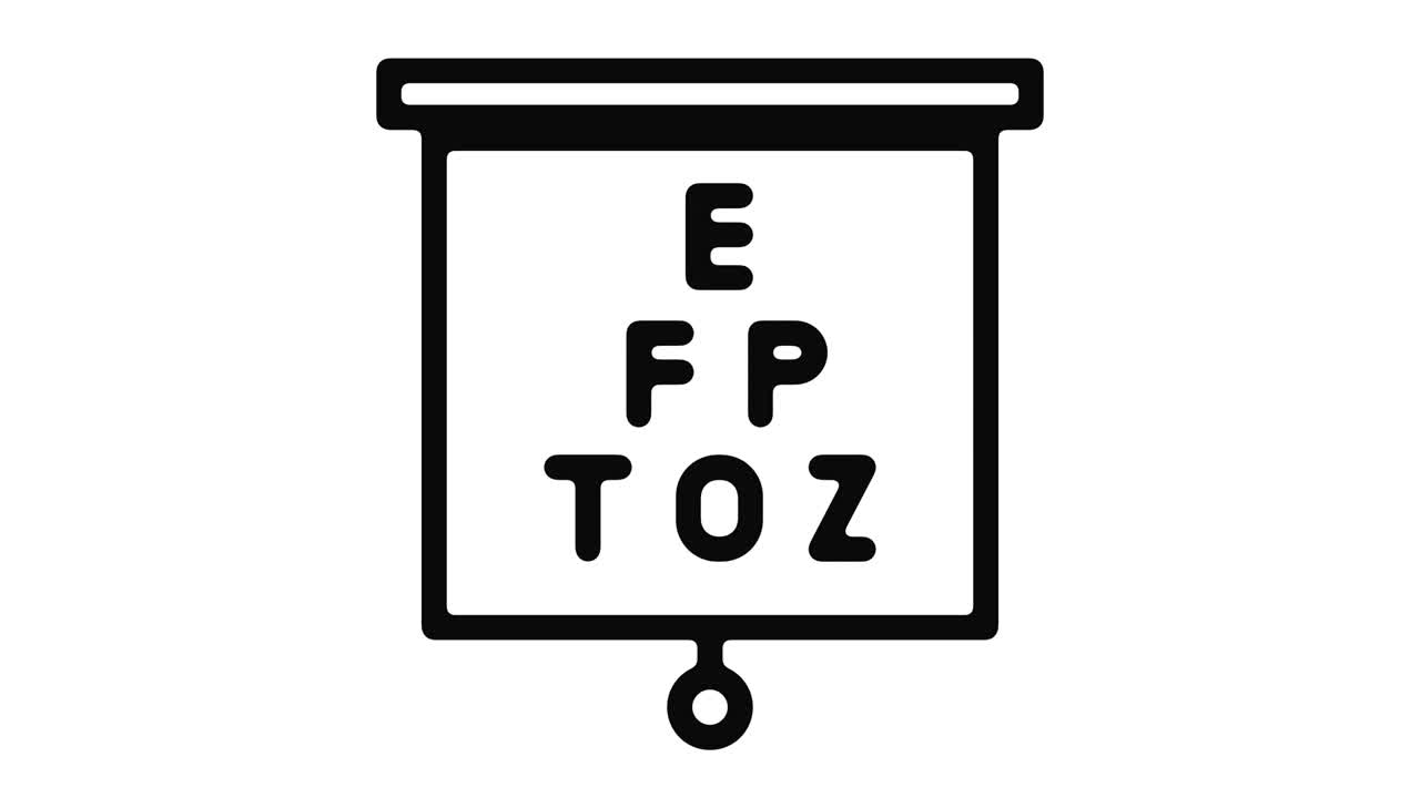 grafico di movimento della linea di vista