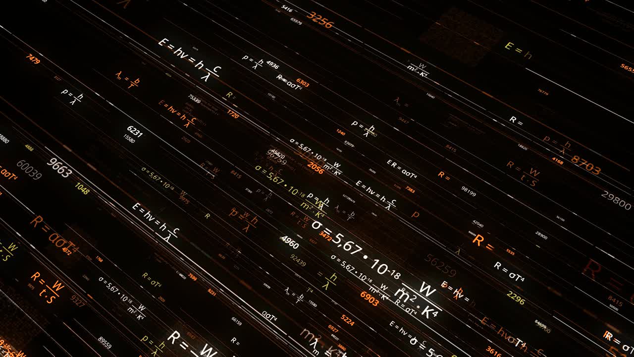 Abstract Physics Equations