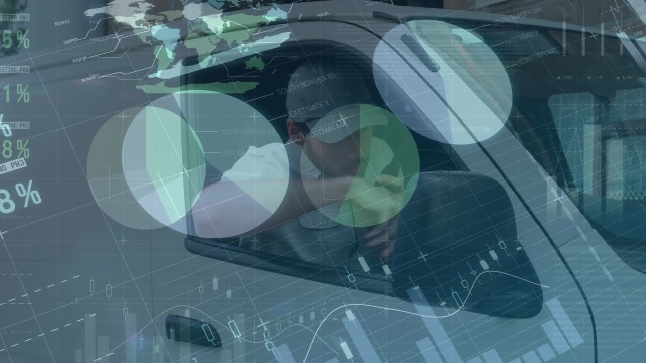 Animazione di statistiche ed elaborazione di dati finanziari su fattorino