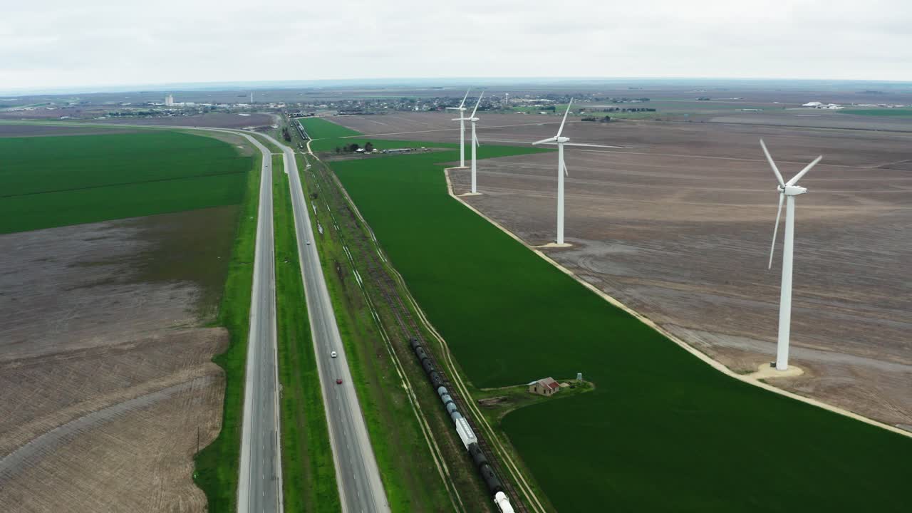 녹색 전기를 생성하는 생태 풍력 터빈 행