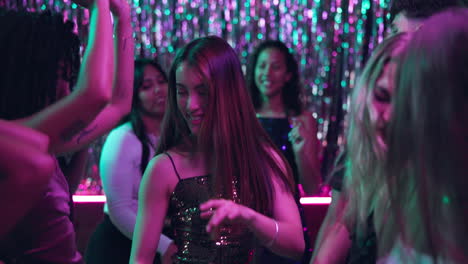 girls dancing at a nightclub party