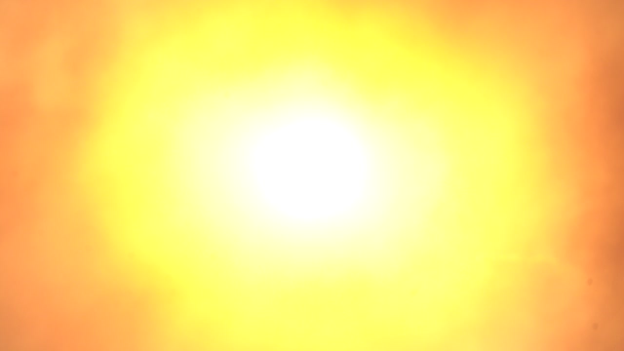 heat from fire - sunny day