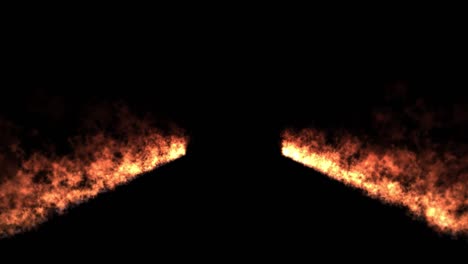 flame fire cg particle animation motion graphics