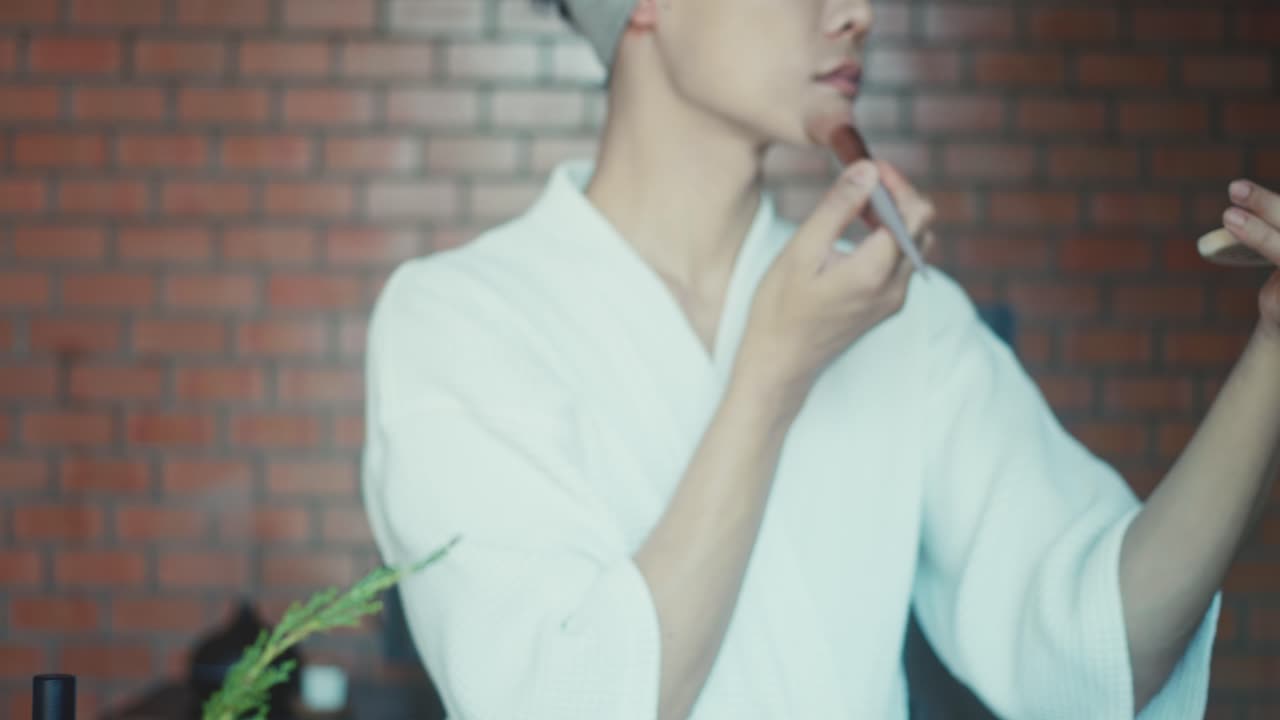 Person Applying Makeup