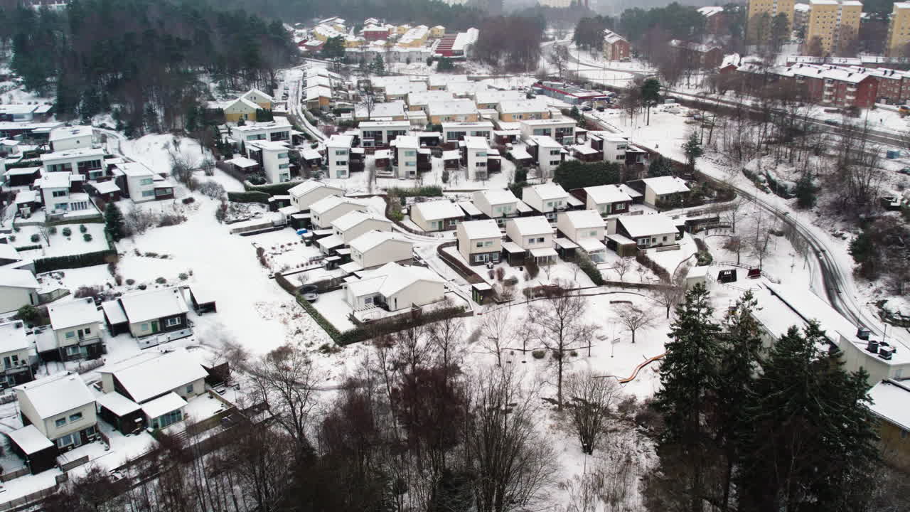 스웨덴 텐부르크의 비베르크에 있는 주거 지역