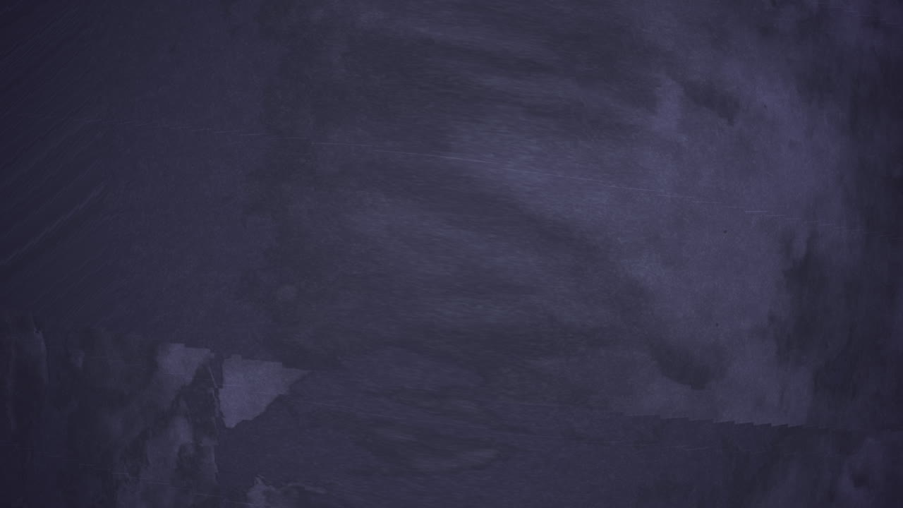 pintura abstracta con un telón de fondo púrpura y negro vibrante y salpicaduras aleatorias